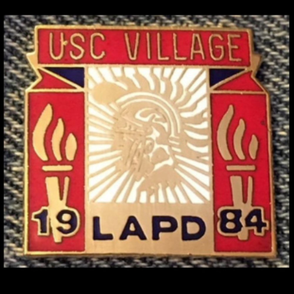 1984 Law Enforcement Olympic Pin~USC Village~LAPD~Los Angeles Police Dep…